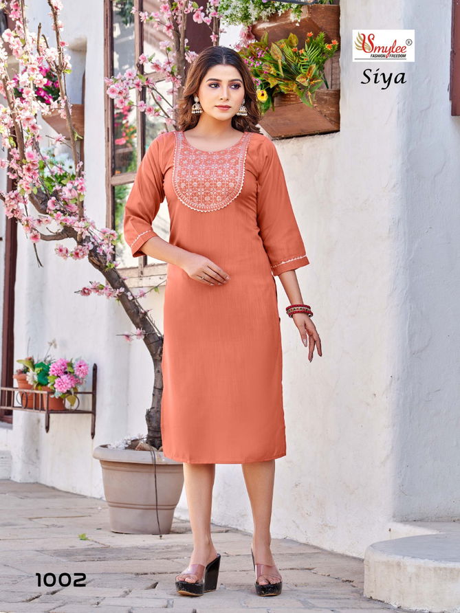 Rung Siya Ethnic Wear Wholesale Designer Kurtis Catalog